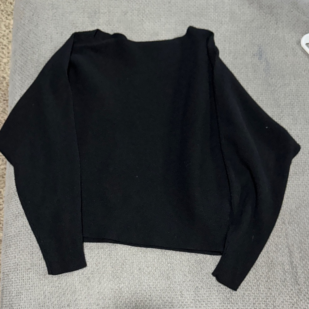 Say What? Classic Black Women's Sweater